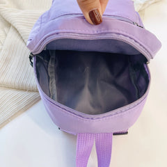 Casual Nylon Mini Backpack Preppy Style School Bags Female