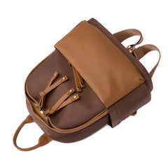 Casual Oxford Back Pack Women Contrast Backpacks For School