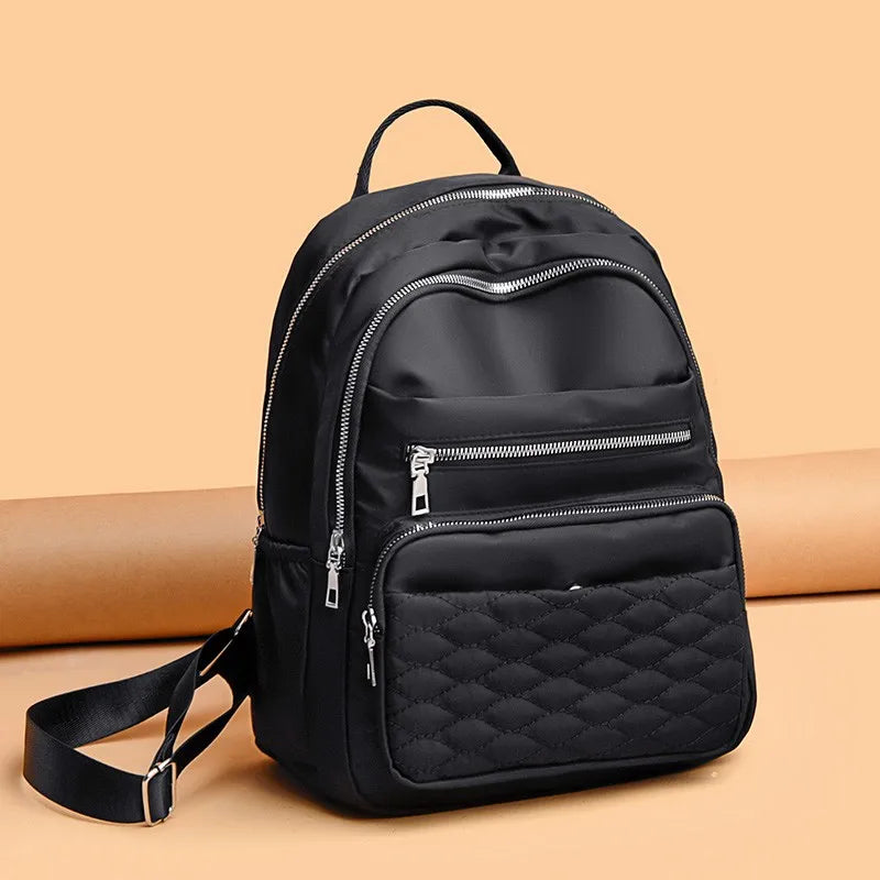 Waterproof Oxford Backpack Women School Travel Bag