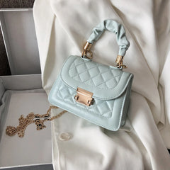 Casual PU Leather Sling Handbag Purse Chain Shoulder Crossbody Bag
