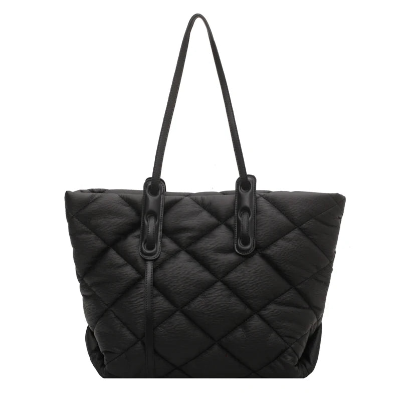 Casual PU Leather Women Tote Bag Laptop Computer Padded Handbag