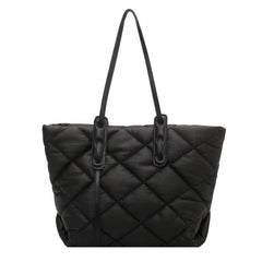 Casual PU Leather Women Tote Bag Laptop Computer Padded Handbag