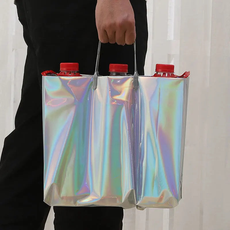Casual Waterproof PVC Tote Bag Thick Handbag Storage Bags