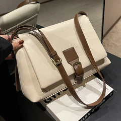 Casual PU Leather Shoulder Bags for Women Large Capacity Handbags