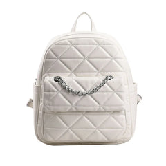 Casual PU Leather Women Small Backpack for Girls