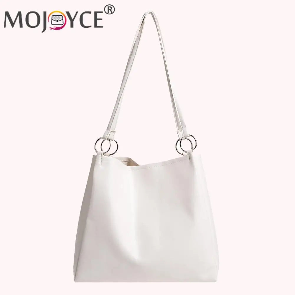 Casual Large Capacity PU Leather Handbag