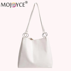 Casual Large Capacity PU Leather Handbag