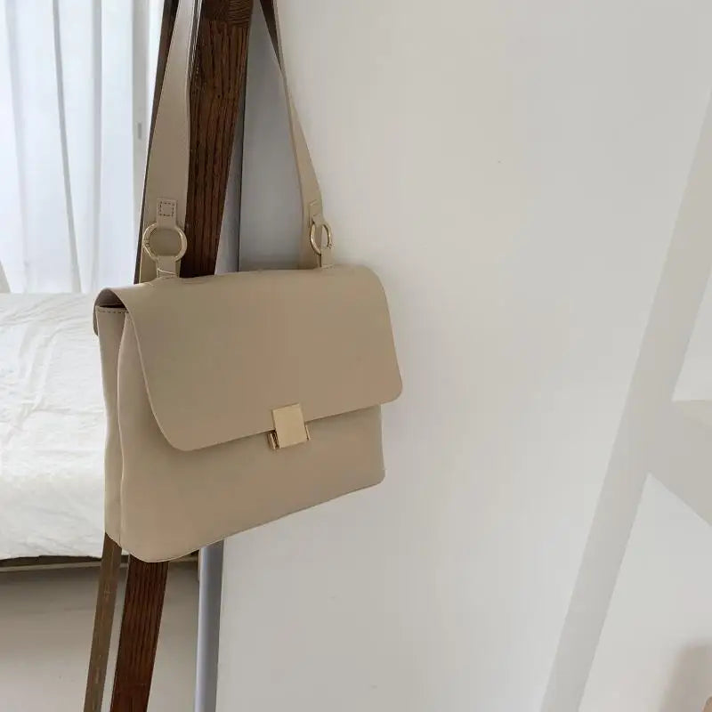 Retro Women Shoulder Bags Strap Female Handbags Pu Leather Crossbody Messenger