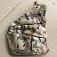 Casual Shoulder Bag Space-saving Bag Wear Resistance Zipper Left/Right Shoulder