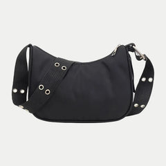 Waterproof Nylon Crossbody Bag Girls Underarm Handbag Purse