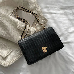Casual Handbag Women High Pu Leather Shoulder Bag Winter Crossbody Bag