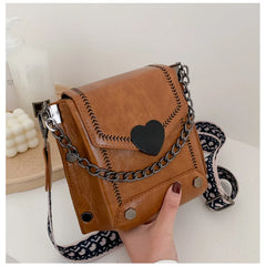Casual Small Square Bag Female Autumn Wild Texture Messenger Bag