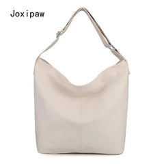 Casual Solid Handbag Shoulder Bag for Women Large Capacity Canvas Bag