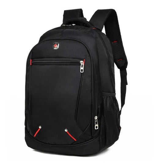Casual Solid Oxford Man's Backpack Large Student Schoolbag
