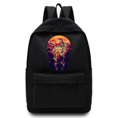 Astronaut Print Travel Backpack Student School Bag Laptop Bag