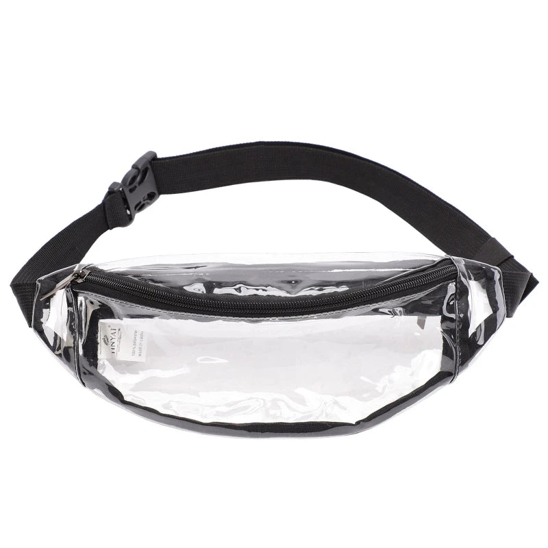Women's Clear Sling Chest Pouch Waist Pack Crossbody Purse