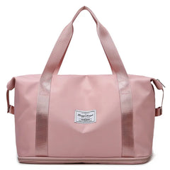 Portable Waterproof Zipper Handbag Student Luggage Storage Bag