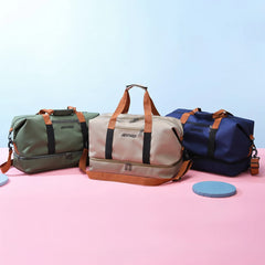 Large Capacity Travel Handbag Waterproof Shoulder Crossbody Bag