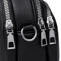 Small Retro Solid Pu Leather Flap Shoulder Bag