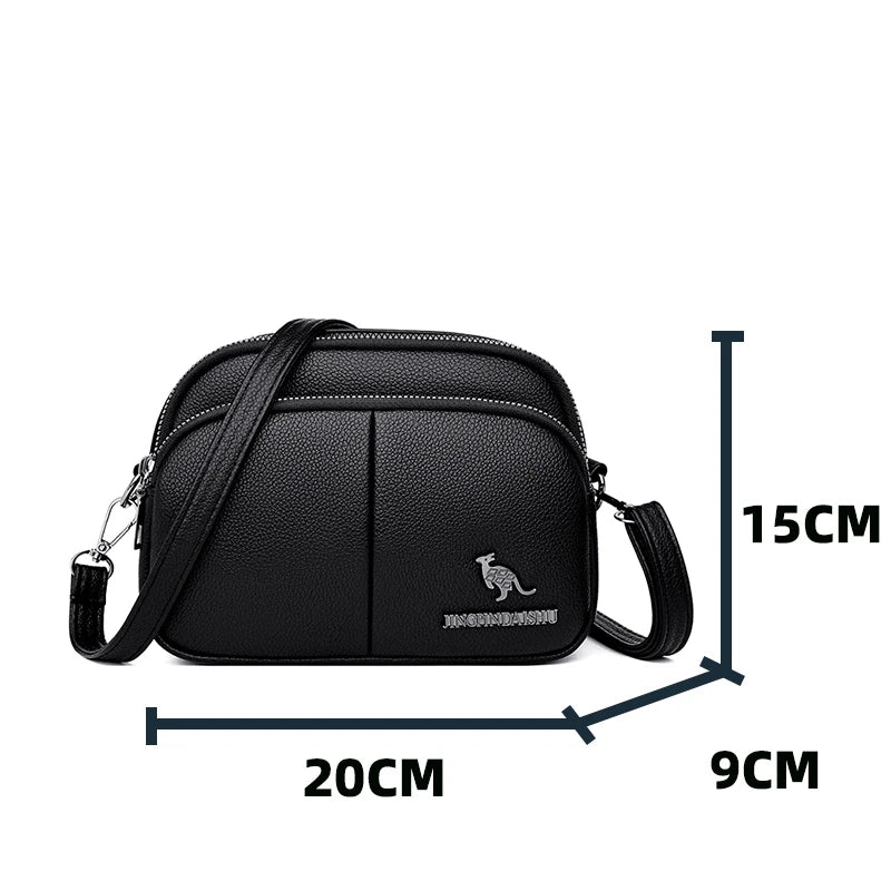 Small Retro Solid Pu Leather Flap Shoulder Bag