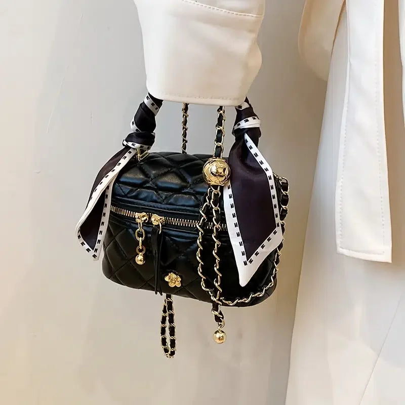 Casual Box Shape Shoulder Bag for Women
