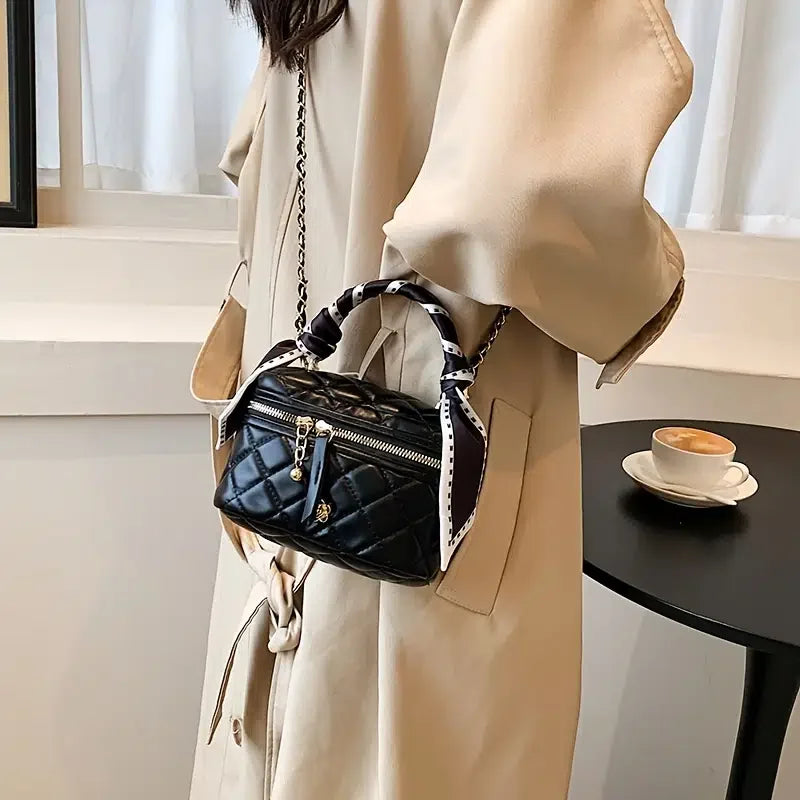 Casual Box Shape Shoulder Bag for Women