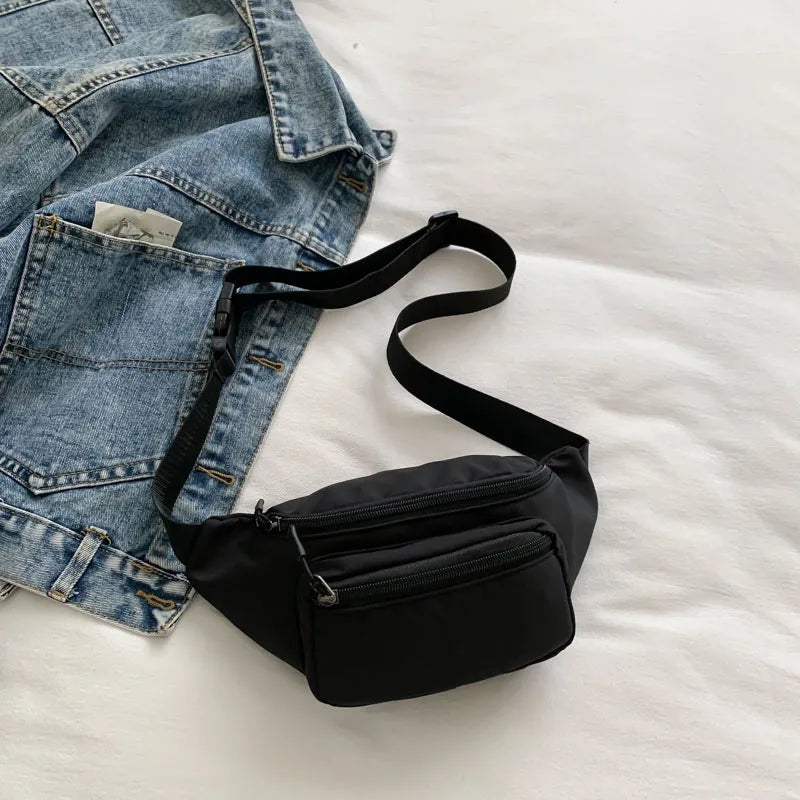 Nylon Waist Pack Women's Fanny Packs Chest Bags