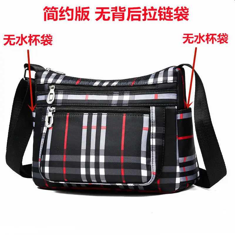 Waterproof Nylon Crossbody Bag Shoulder Messenger Bag