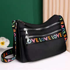 Waterproof Nylon Crossbody Bag Shoulder Messenger Bag