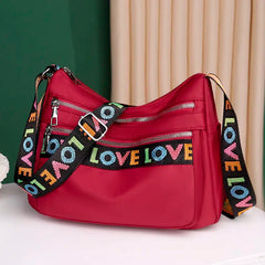 Waterproof Nylon Crossbody Bag Shoulder Messenger Bag