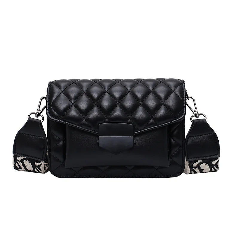 Casual Women Crossbody Bag PU Leather High Handbag Shoulder Bag
