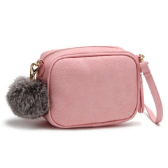 Women Mini Crossbody Bag Embossed PU Leather Small Messenger Shoulder Bag
