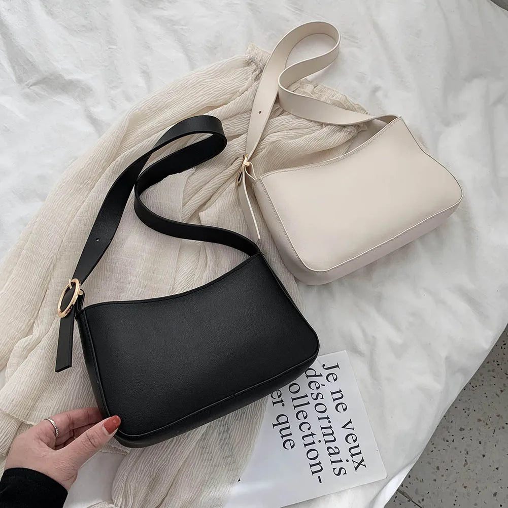 Casual Women PU Leather Crossbody Bag Female Chain Messenger Shoulder Handbags