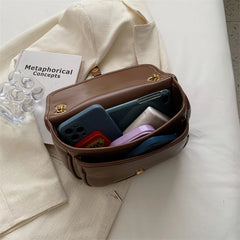 Women PU Leather Chain Shoulder Messenger Bag Small Handbag