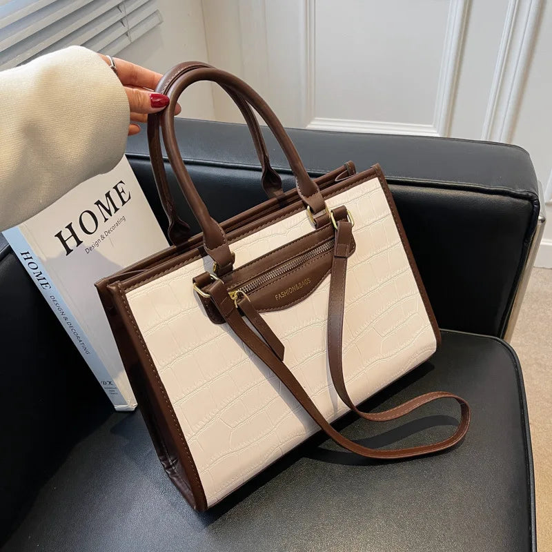 Casual Women Pu Leather Shoulder Messenger Bags Ladies Handbags Large Capacity T