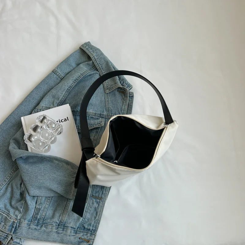 Casual Canvas Women Shoulder Bag Lightweight Under Arm Bag
