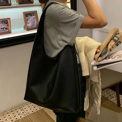 Casual Women Shoulder Bag PU Leather Tote Handbag