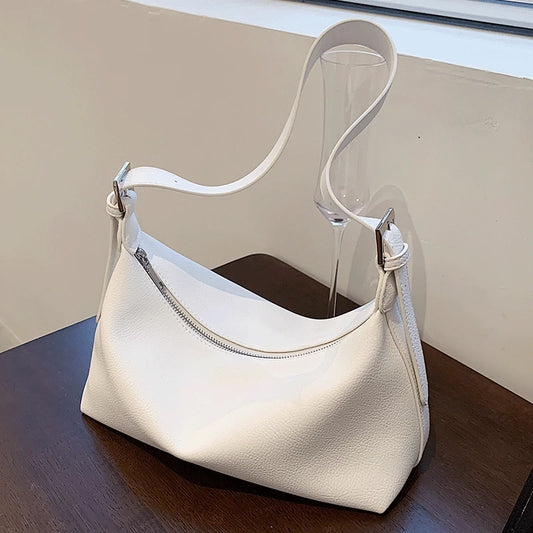 Soft Leather Shoulder Bag for Women Hobos Handbag