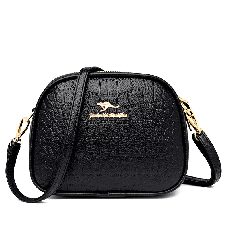 Casual Women Shoulder Messenger Bags Soft PU Leather Crossbody