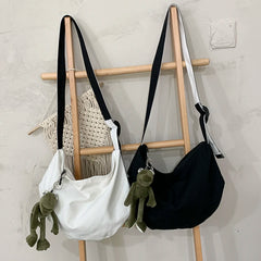 Canvas Large Capacity Shoulder Crossbody Female Bags