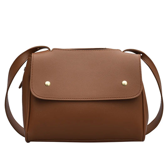 Soft Crossbody Single Strap Shoulder Bag Women Zipper Messenger Bag