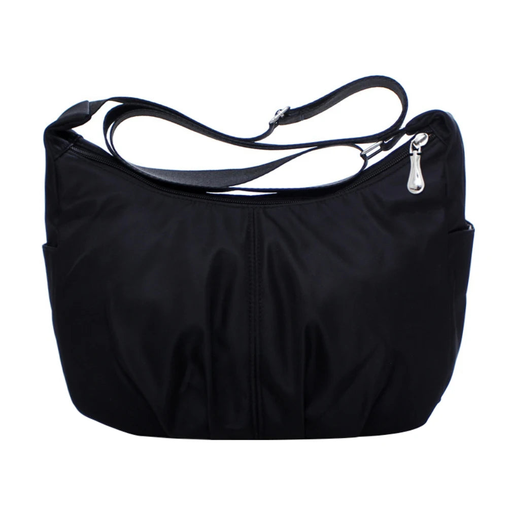 Casual Women's Nylon Waterproof Sling Shoulder Bag Large Capacity Crossbody Bag