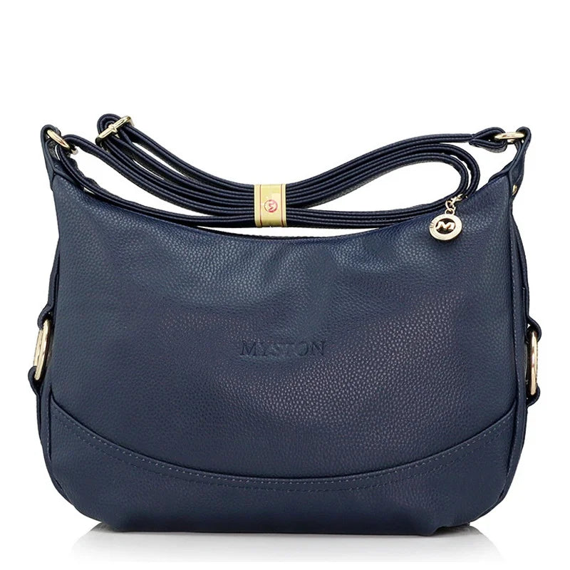 Women's Leather Shoulder Bag Crossbody Satchel Top-Handle Messenger Bag