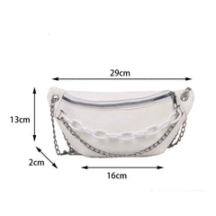 Women's Leather Shoulder Bag Crossbody Chain Purse