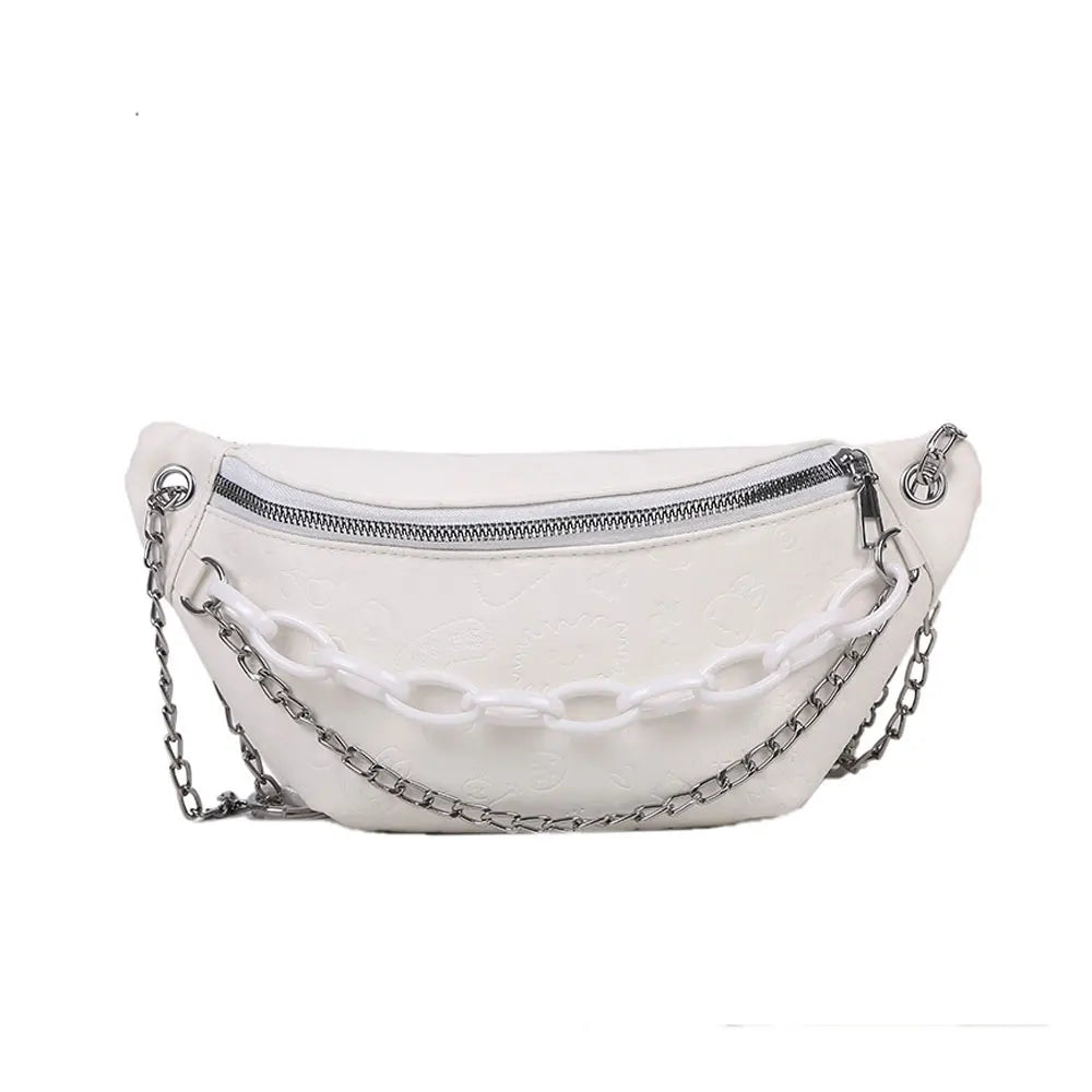 Women's Leather Shoulder Bag Crossbody Chain Purse