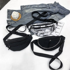 Casual Women's Waist Bag Nylon Waterproof Fanny Pack