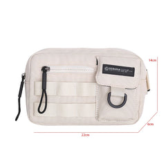 Nylon Waist Packs Multi-function Belt Bag Fanny Pack Travel Storage Chest Bag