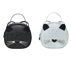 Cat Women Shoulder Bag Handbag Messenger Bags Sequin Mini Crossbody Pack