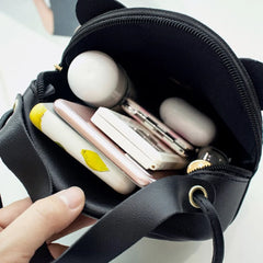 Cat Women Shoulder Bag Handbag Messenger Bags Sequin Mini Crossbody Pack