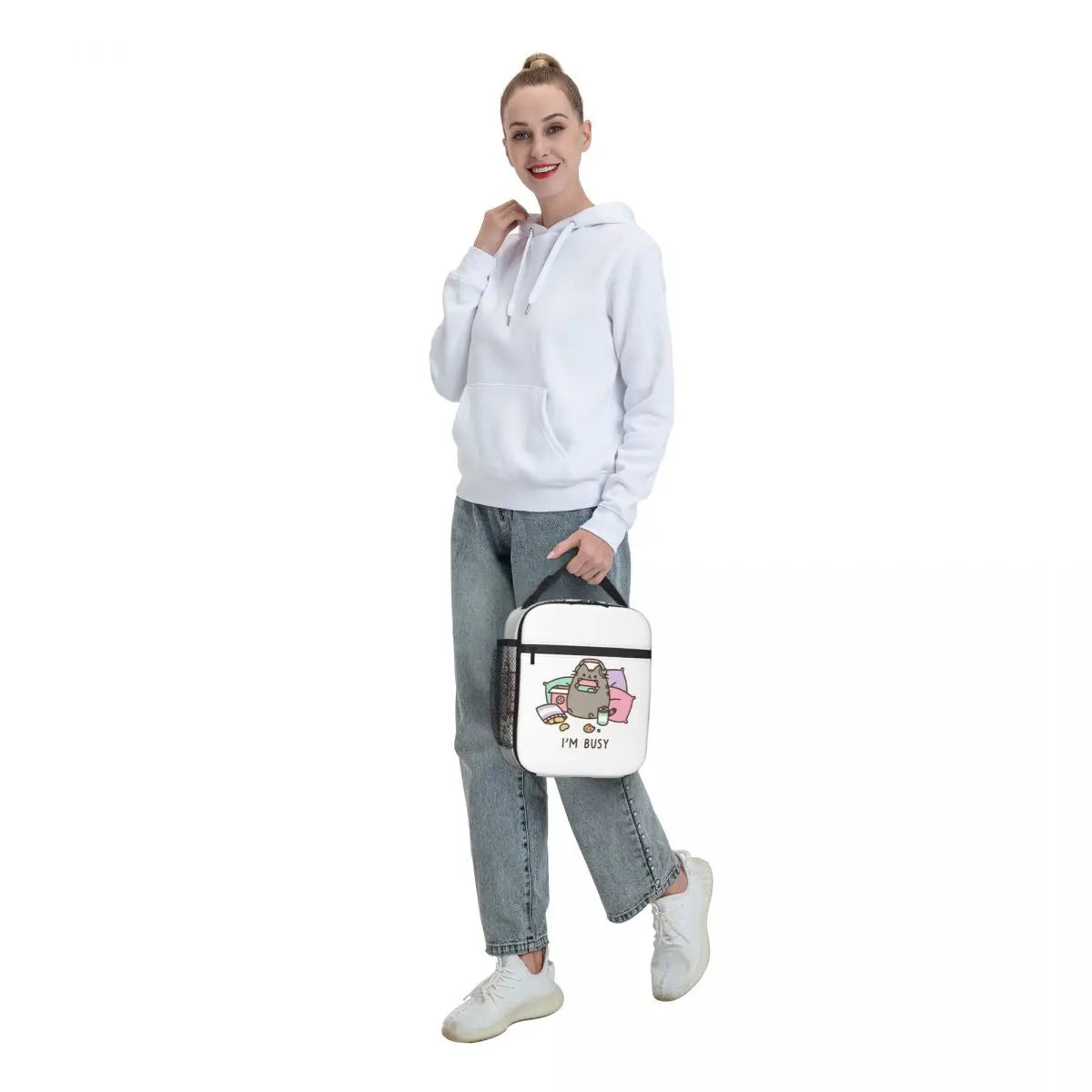Pusheens Tabby Cat Lunch Box Thermal Insulated Bag